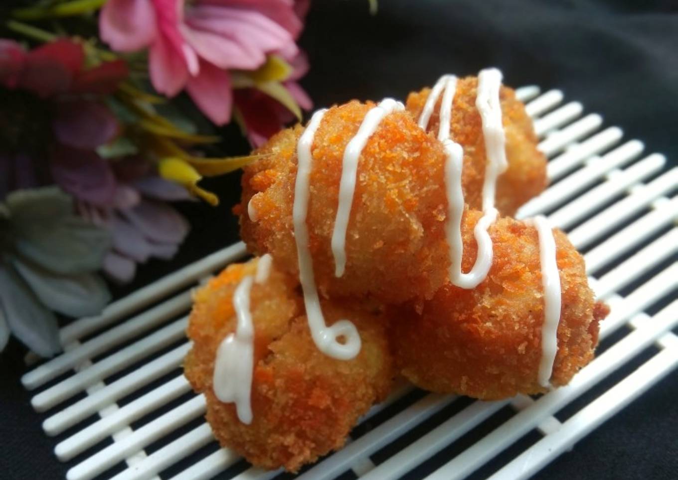 Fried mac and cheese