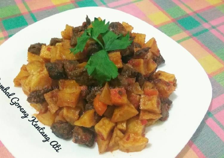 Resep Sambal Goreng Kentang Ati, Enak Banget