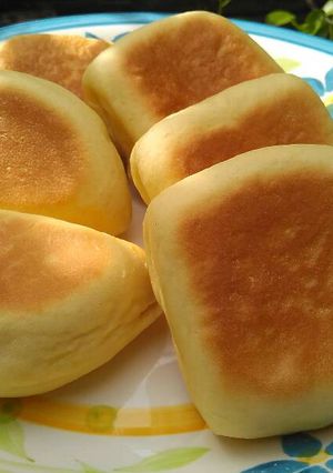 Foto resep Roti Gepeng Isi Keju Susu (Pake Teflon)