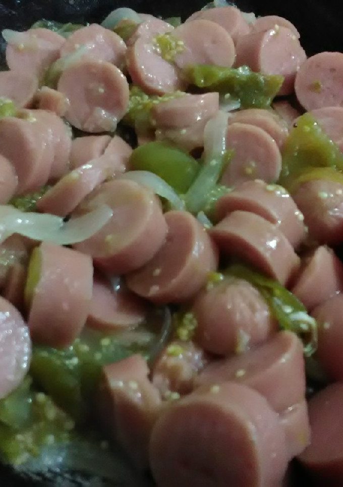 Una foto de Salchichas entomatadas