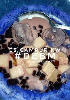 Foto resep Es campur/ es cincau kw debm