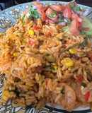 Arroz con camarones