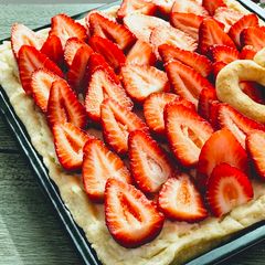 A picture of Strawberry tart 🍓🍓.