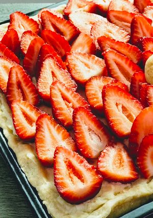 A picture of Strawberry tart 🍓🍓.