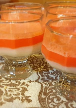 عکسی از دستور دسر ژله و نشاسته
