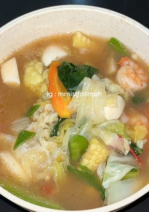 Foto resep Capcay kuah udang