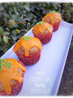 Una foto de Carrot cake muffins "Integrales"