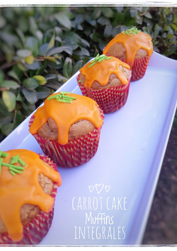 Una foto de Carrot cake muffins "Integrales"