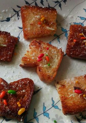 स्वीट शाही टोस्ट (Sweet shahi toast recipe in hindi) रेसिपी मुख्य फोटो