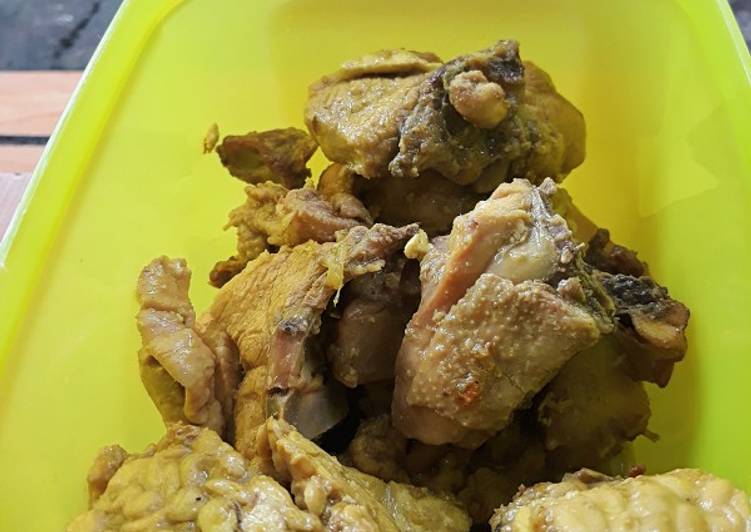 Ayam tempe ungkep