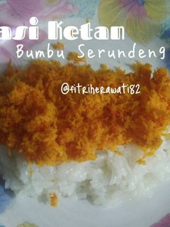 Foto resep Nasi Ketan Bumbu Serundeng
