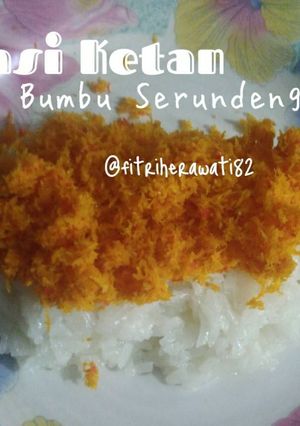Foto resep Nasi Ketan Bumbu Serundeng
