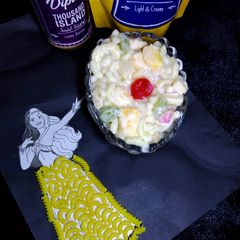 A picture of Creamy Fruit delight.