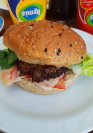 صورة لوصفة هامبرغر الدجاج