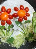 Shaped Fried Egg - Red Flower