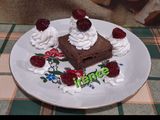 Étcsokoládés brownie meggyel 🍒🍫🍒🍫