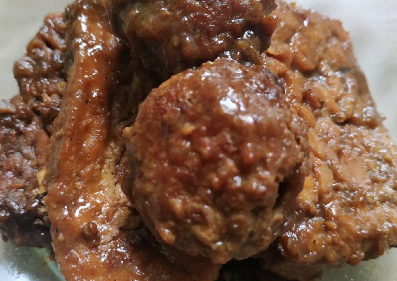 Semur Tahu Tempe Bola daging