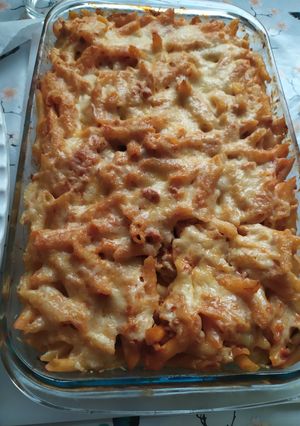 Una foto de Macarrones gratinados