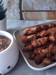Foto resep Sate Ayam Bumbu Kacang