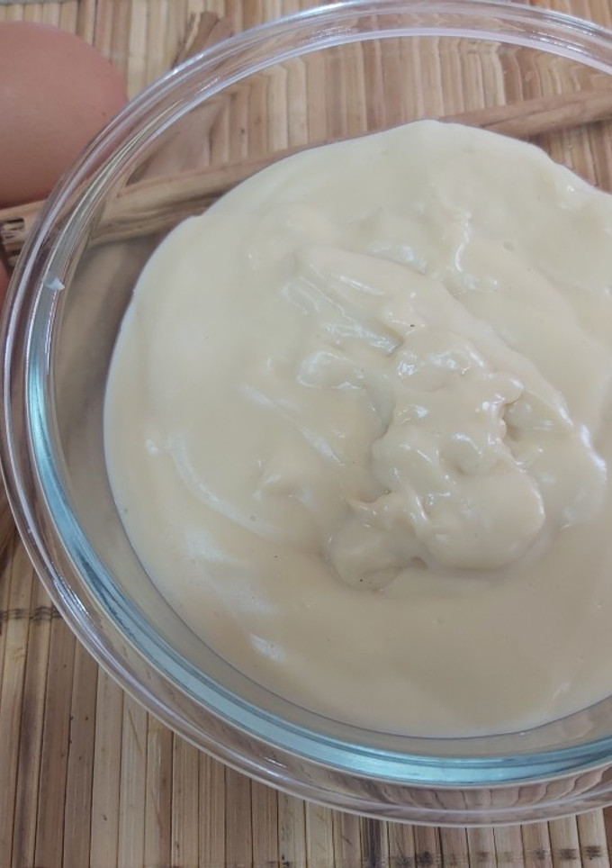 Una foto de Crema pastelera casera de vainilla