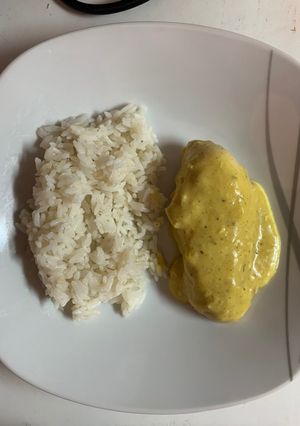 Una foto de Pollo a la mostaza