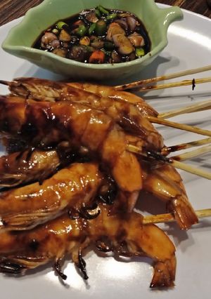 Foto resep Sate Udang Sederhana