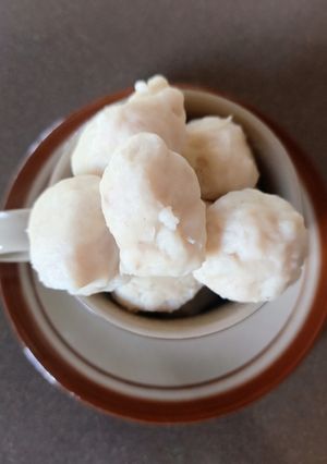 Foto resep 51. Bayam (Bakso Ayam) Homemade