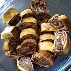 A picture of First Attempt of Marble Bread.