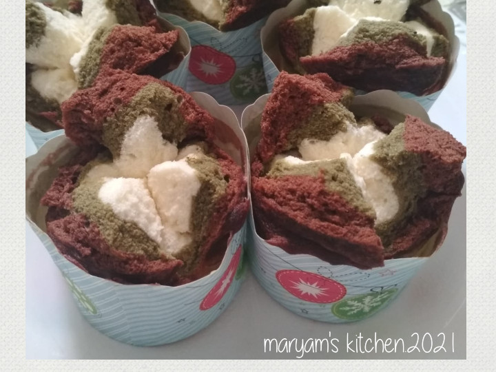 Resep Bolu Kukus Mekar Coklat Green Tea yang Sempurna
