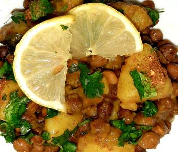 Ultimate, Prepare Black chickpea with potatoeskaale chana aloo Delicious Nutritious