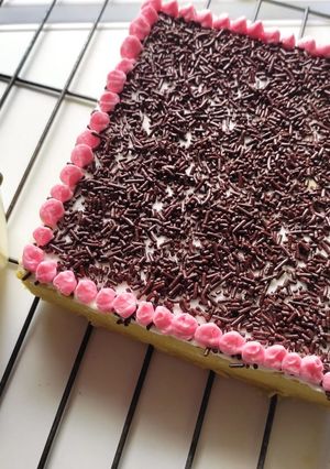 Foto resep Cake pandan simple