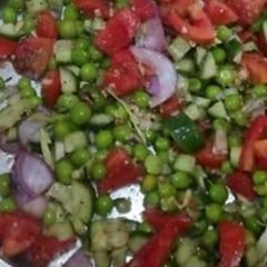 A picture of Protein rich peas chaat.