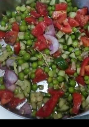 A picture of Protein rich peas chaat.