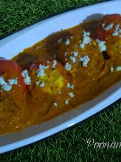 भरवां टमाटर(bharwa tamatar recipe in hindi) रेसिपी मुख्य फोटो