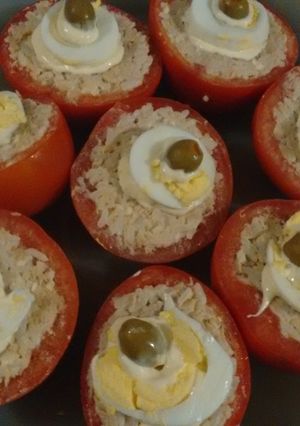 Una foto de Tomates rellenos