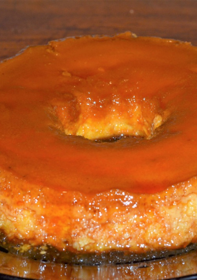 Una foto de Budín de pan falso