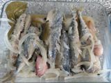 Caballas en escabeche