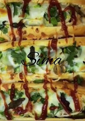 عکسی از دستور ساندویچ مرغ تنوری