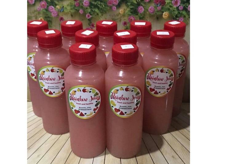 Kiat-kiat membuat Diet Juice Jambu Bol Pomegranate Apple Pineapple enak