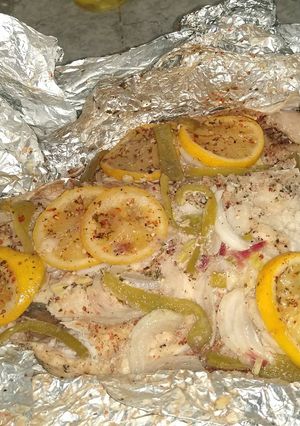 Una foto de Pescado a la parrilla 🐟🔥