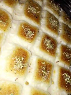 صورة لوصفة بسبوسه القشطه