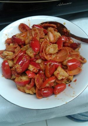 Foto resep Balado tempe kulit melinjo