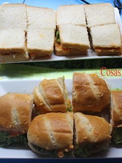 Una foto de Pan de leche y pan de molde troceado
