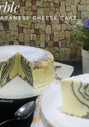 Foto resep Marble Japanese Cheese Cake