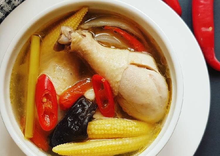 Step-by-Step Guide to Prepare Homemade Chicken Tom yam / tom yum