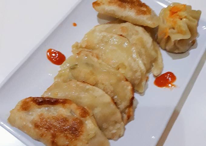 Gyoza isi udang dan daging ayam versi home made