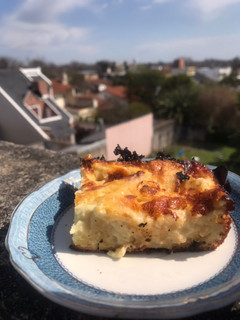 Una foto de Sopa paraguaya con sémola
