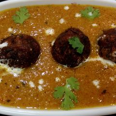 A picture of Leftover Palak Kofta Curry.