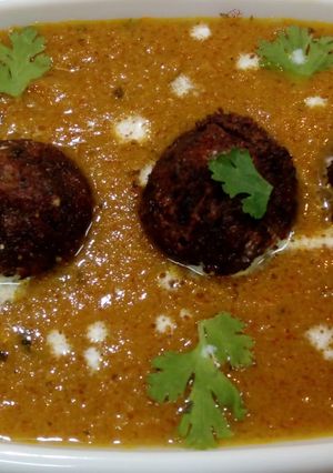 A picture of Leftover Palak Kofta Curry.