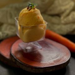 A picture of Gajar Halwa Ice Cream.